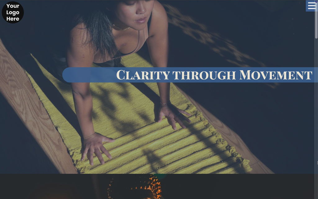 Modern Yoga Studio Showit Website Template | Streamlined Wellness Website